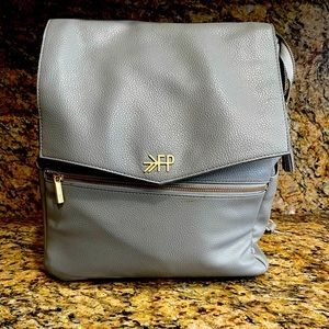 Grey freshly picked large diaper bag